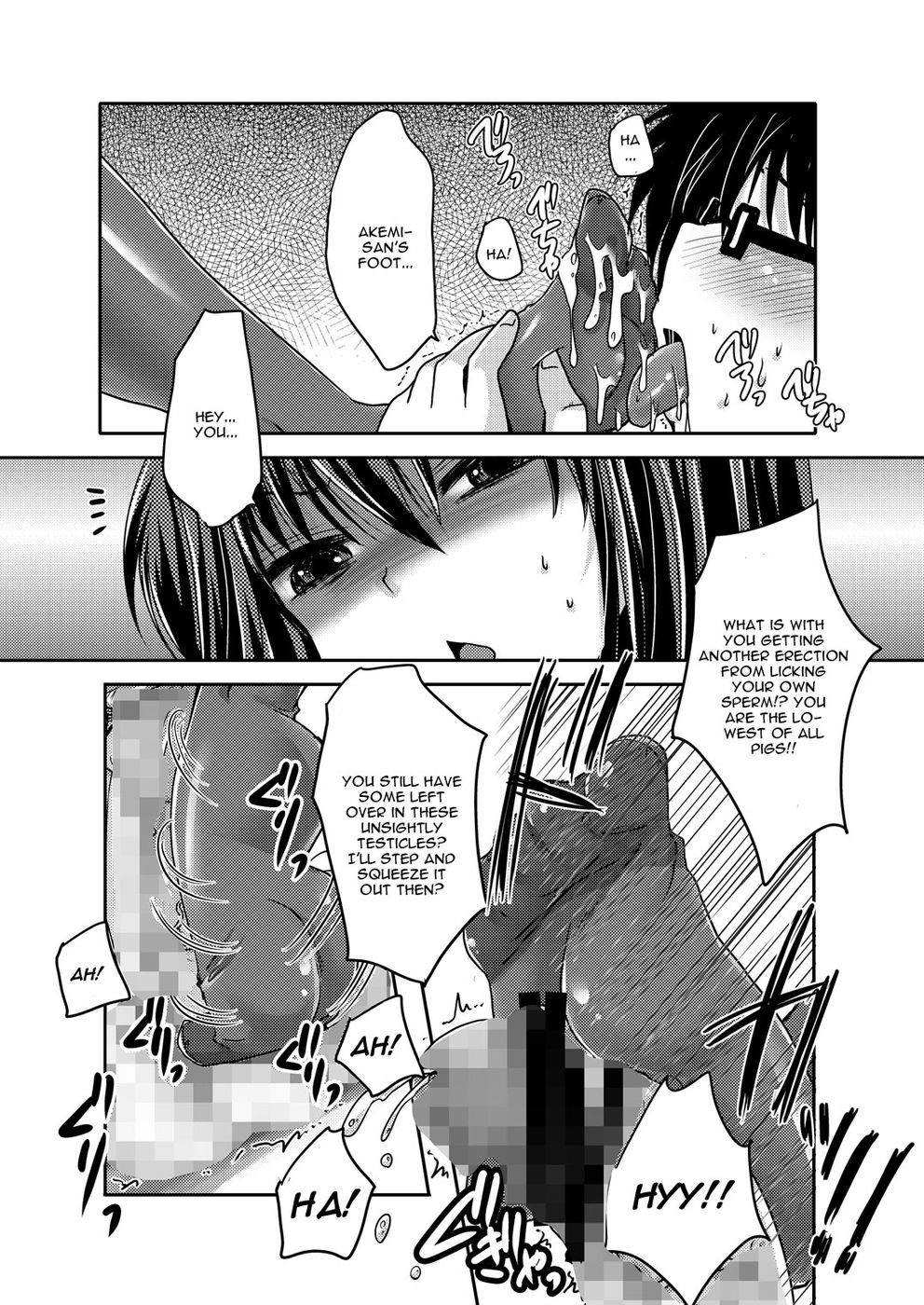 Hentai Manga Comic-Homuhomu ni Buta wo Miru youna Me de Mikudasarete Fumarete Ashikoki Sareru Hon-Read-14